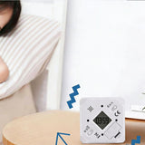 Flip Timer Cube High-Sensitivity Gyroscope Countdown Timer for Home Office White