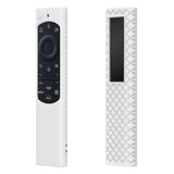 Remote Control Silicone Protective Case Compatible With Samsung BN59 Series White