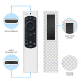 Remote Control Silicone Protective Case Compatible With Samsung BN59 Series White