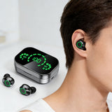 Bluetooth 5.3 Wireless Touch Control In Ear Earbuds with Mirror Display Case