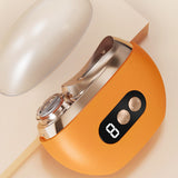 3-Speed Electric Nail Clipper for Toenails Fingernail with Nail Scraps Storage Orange