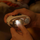 3-Speed Electric Nail Clipper for Toenails Fingernail with Nail Scraps Storage White