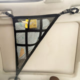 Mesh Triangle Ceiling Cargo Net for Three-Handle Cars Black