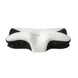 Memory Foam Butterfly Neck Pillow Cervical Support Pillow Black