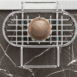 Stainless Steel Kitchen Sink Sponge Holder Sink Caddy Organzier Silver