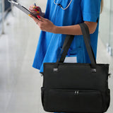 Insulated Lunch Tote Bag for Work Travel and Picnic Black