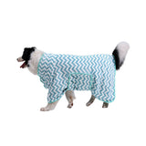 Pet Coral Fleece Bathrobe Towel for Dogs and Cats Quick Dry Absorbent Adjustable Grooming Robe Blue