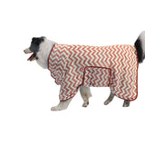 Pet Coral Fleece Bathrobe Towel for Dogs and Cats Quick Dry Absorbent Adjustable Grooming Robe Coffee