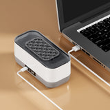 Portable Ultrasonic Cleaner Machine with Type C Charging for Glasses Jewelry Makeup Brushes