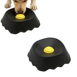 Pet Slow Feeder Non-Slip Ball-Shaped Licking Bowl for Dogs and Cats Black