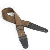 Adjustable Cotton Guitar Strap Compatible with Acoustic & Electric Guitars Yellow