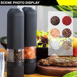 Electric Salt & Pepper Grinder Set Automatic Spice Mill for Kitchen