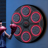 Smart Musical Boxing Machine Interactive Fitness Game with Music & Light Targets for Teens and Adults Style 2