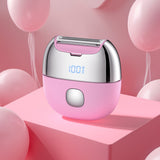 Women's Electric Razor Portable Rechargeable Shaver for Sensitive Skin and Bikini Line