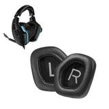 1 Pair Replacement Ear Pads Compatible with Alienware AW988 Headset Protein Leather Cushion Covers