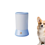 Electric Dog Paw Cleaner Cup Automatic Pet Foot Washer for Small Dogs Blue