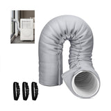 Air Conditioner Hose Cover Insulation Sleeve for AC Exhaust Pipe Light Gray