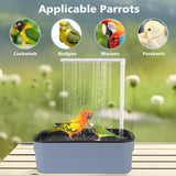 Automatic Circulating Bird Bath for Parrots and Small Birds