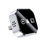 3-in-1 Wireless CarPlay Android Auto Adapter USB Dongle for Factory Systems Silver