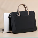 Water-Resistant Laptop Tote Bag with Shoulder Strap Carrying Sleeve for 13-13.3 Inch Computer Black