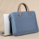 Water-Resistant Laptop Tote Bag with Shoulder Strap Carrying Sleeve for 13-13.3 Inch Computer Blue