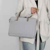 Water-Resistant Laptop Tote Bag with Shoulder Strap Carrying Sleeve for 13-13.3 Inch Computer Grey