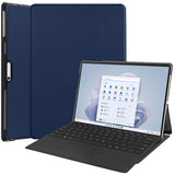 Protective Case for 13 Inch Microsoft Surface Pro 11/Pro 10 /Pro 9 Multiple Angle Viewing Shell Cover Blue