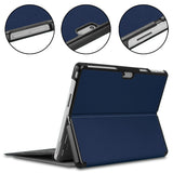 Protective Case for 13 Inch Microsoft Surface Pro 11/Pro 10 /Pro 9 Multiple Angle Viewing Shell Cover Blue