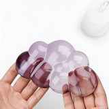 2Pcs Silicone Wrist Rest Set Mouse and Keyboard Ergonomic Support Pad Purple