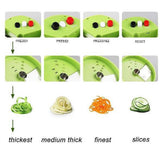 4 in 1 Stainless Steel Vegetable Cutter Slicer Grater