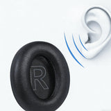 Replacement Ear Cushions Compatible With Soundcore Life Q20 Over-Ear Headphones Black