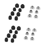 14Pairs Silicone Ear Tips Replacement Compatible With Sony WF-1000XM3 WF-1000XM4 Earbuds Black