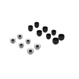 14Pairs Silicone Ear Tips Replacement Compatible With Sony WF-1000XM3 WF-1000XM4 Earbuds Black