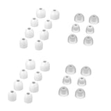 14Pairs Silicone Ear Tips Replacement Compatible With Sony WF-1000XM3 WF-1000XM4 Earbuds White