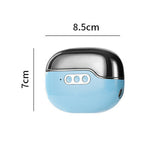 4-in-1 Automatic Electric Nail Clipper for Fingernail with Nail Art Light Blue