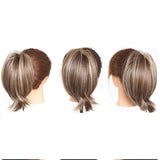Clip-In Hair Topper with Claw Clip Hair Extension with Multi-Tooth Grip Hairpiece Multicolor