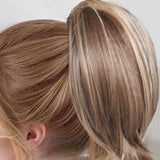 Clip-In Hair Topper with Claw Clip Hair Extension with Multi-Tooth Grip Hairpiece Multicolor