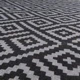 120x80cm Outdoor Garden Floor Mat Portable Patio Mat for Camping Picnic Black