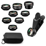 10-in-1 Mobile Phone Camera Lens Kit for Smartphone Photography Universal Clip-On Lens Set