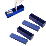 2Pcs 20-Slot Coin Slab Storage Boxes with Snap Lid Plastic Coin Holder Organizer for NGC PCGS Coin Slabs Blue