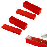 2Pcs 20-Slot Coin Slab Storage Boxes with Snap Lid Plastic Coin Holder Organizer for NGC PCGS Coin Slabs Red