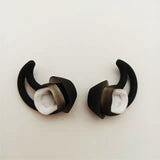 6 Pairs of Replacement Earbud Tips Compatible with Bose Sport QC30 QC20 Earbuds Anti-Loss for Sports Black