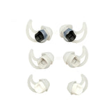 6 Pairs of Replacement Earbud Tips Compatible with Bose Sport QC30 QC20 Earbuds Anti-Loss for Sports White
