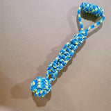 Dog Bungee Cord Rope Toys Set Interactive Tug-of-War Toy for Small Medium Dogs Teeth-Cleaning Toy