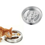 Stainless Steel Slow Feeder Dog Bowl for Small Medium Dogs Puppy Style