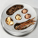 Stainless Steel Slow Feeder Dog Bowl for Small Medium Dogs Puppy Style