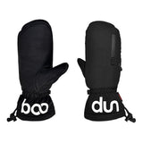 Pair of Touchscreen Ski Mittens Skiing Gloves with Zipper Pocket Black