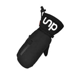 Pair of Touchscreen Ski Mittens Skiing Gloves with Zipper Pocket Black