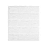 20Pcs 3D Peel Stick on Tile Self Adhesive Wall Sticker Tiles for Kitchen Bathroom White