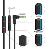 Microphone Audio Cable for Volume Call Control Compatible with Bose QC25/QC35/NC700
